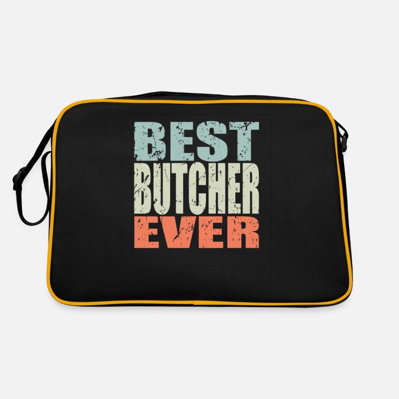 Meilleur boucher de tous les temps Cadeau de boucher Sac Retro