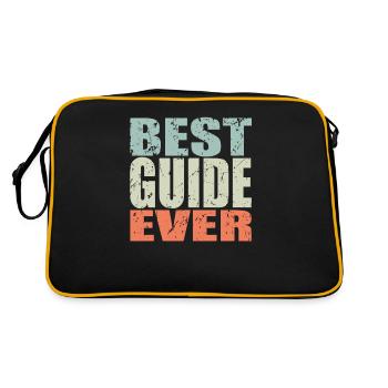 Best Guide ever Guide Gift - Retro Bag - black/gold - Back