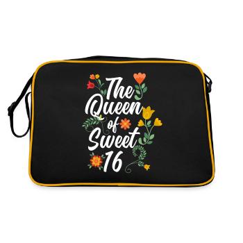 16th Birthday Girl - Retro Bag - black/gold - Back