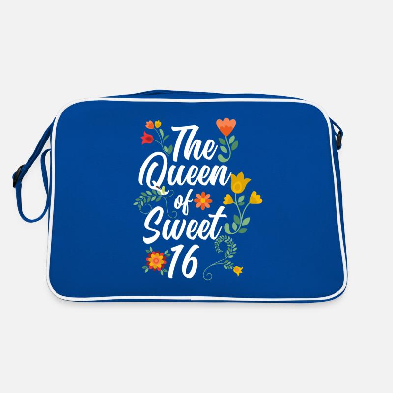 16. Geburtstag Mädchen Retro Tasche