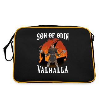 Fils d’Odin Viking Valhalla - Sac Retro - noir/or - Dos