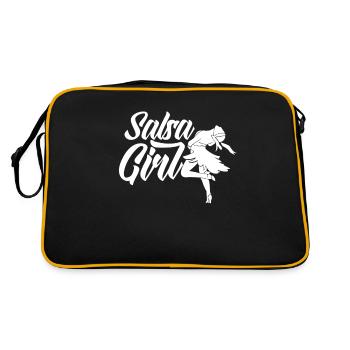 Salsa Girls Danse Danseuse Hobby - Sac Retro - noir/or - Dos