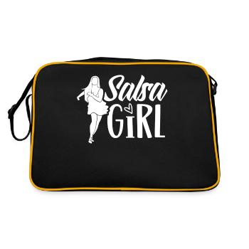 Salsa Filles Danseuses Danses Danse Passe-temps - Sac Retro - noir/or - Dos