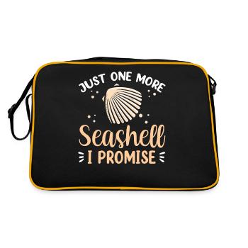 Une seule coquille de plus que je lui promets - Sac Retro - noir/or - Dos