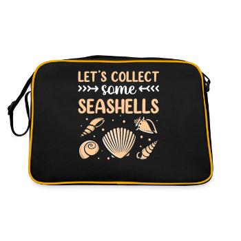 Let's Collect Shells Shell Collector Shell - Retro Bag - black/gold - Back