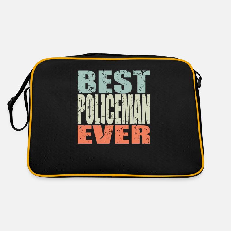Best Policeman ever Policeman Gift Retro Bag