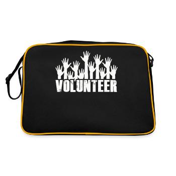 Voluntary volunteering Volunteer - Retro Bag - black/gold - Back