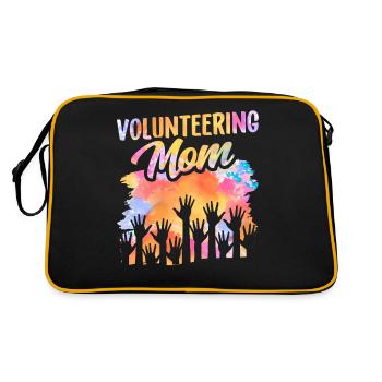 Volunteer Mother Voluntary Profession - Retro Bag - black/gold - Back