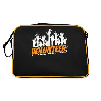Voluntary volunteering Volunteer - Retro Bag - black/gold - Back