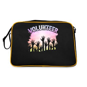 Voluntary volunteering Volunteer - Retro Bag - black/gold - Back