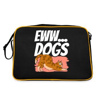 Igitt Chiens Amoureux des animaux de compagnie Chats mignons Chats - Sac Retro - noir/or - Dos