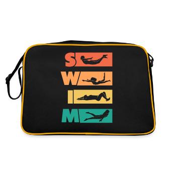 Swim - Retro Bag - black/gold - Back