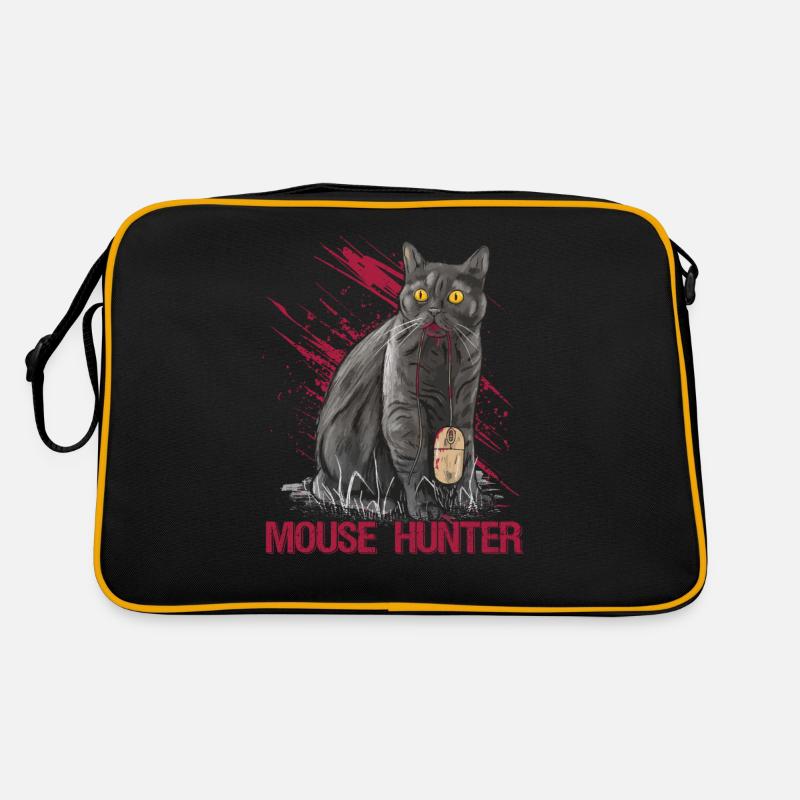 Das Leben Ist Besser Mit Cats Mouse Hunter Retro Tasche