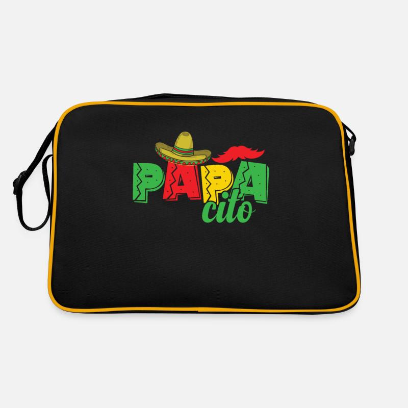 Papacito Vacances Mexique Amérique États-Unis Sac Retro