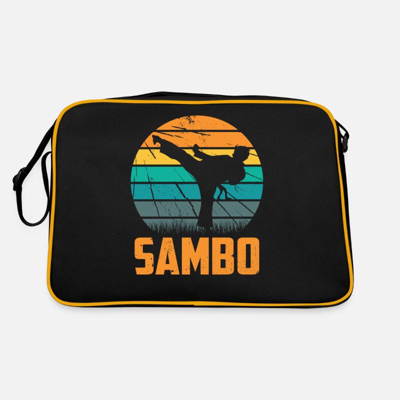 Sambo Trainer Kampfkunst Kampfsport Training Retro Tasche