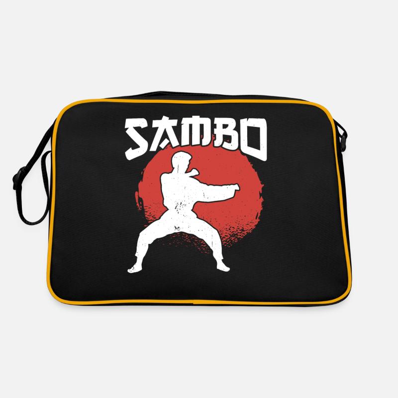 Sambo Training Martial Arts Trainer Martial Arts Retro Bag