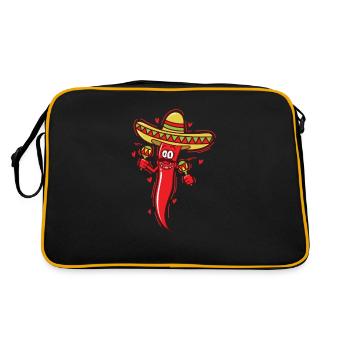 Cinco de Mayo Chapeau Mexicain Vacances Mexique - Sac Retro - noir/or - Dos