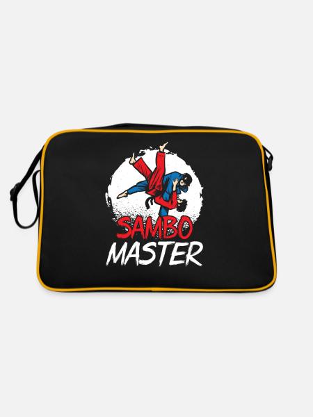 Sambo Master Martial Arts Martial Arts Training - Retro Bag - black/gold - Back