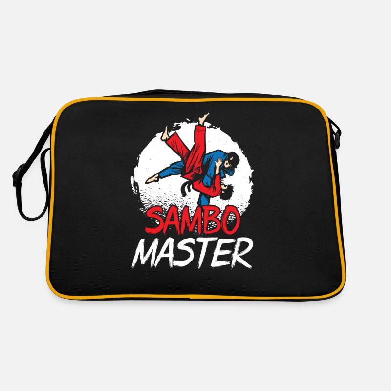Sambo Master Martial Arts Martial Arts Training - Retro Bag - black/gold