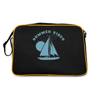 Summer Vibes Voilier Sports Nautiques - Sac Retro - noir/or - Dos