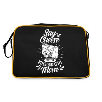 Dites fromage pour photographe Mama Photography - Sac Retro - noir/or - Dos