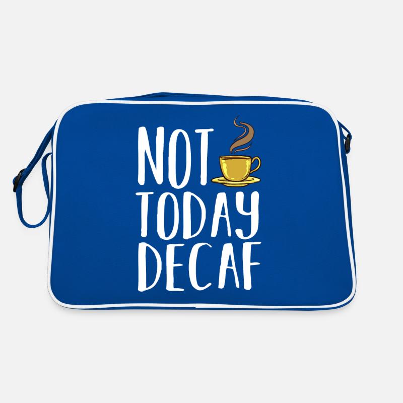 Café décaféiné Caféine Sans caféine Sac Retro