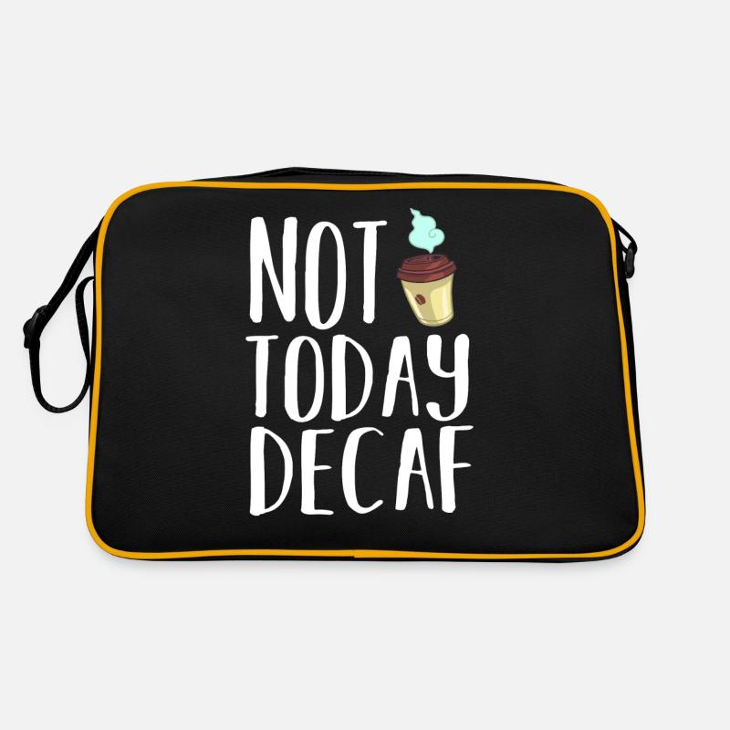 Café décaféiné Caféine Sans caféine Sac Retro