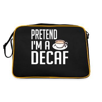 Decaffeinated Coffee Caffeine Caffeine Free - Retro Bag - black/gold - Back