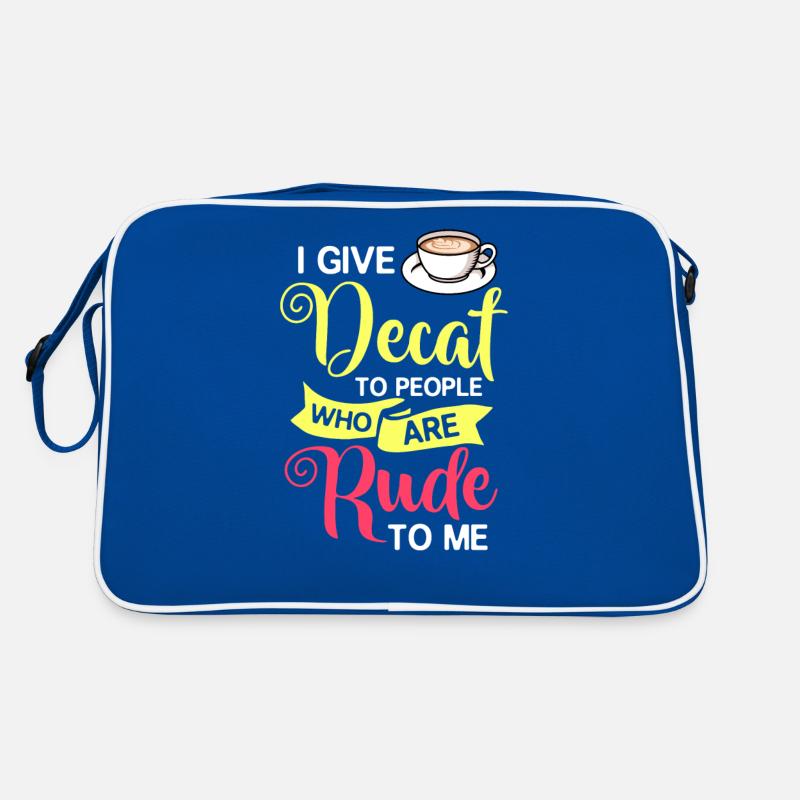 Decaffeinated Coffee Caffeine Decaffeinated Retro Bag