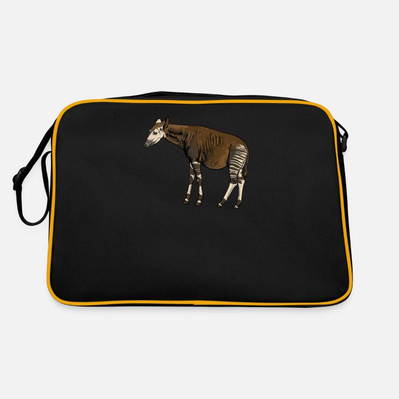 Okapi I girafe de la forêt tropicale pour Sac Retro