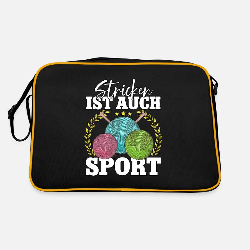 Häkeln - Retro Tasche - Schwarz/Gold