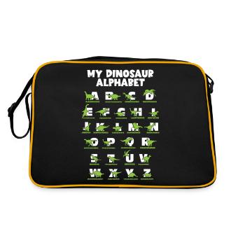 Dinosaurs Alphabet Learn Primer Gift - Retro Bag - black/gold - Back