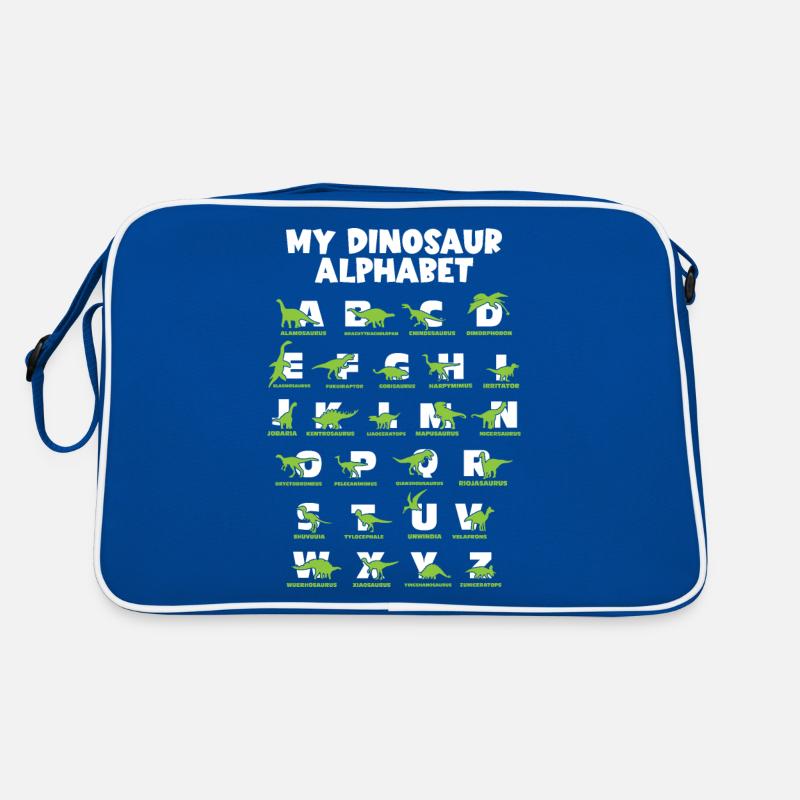 Dinosaurier Alphabet Learn Primer Geschenk Retro Tasche