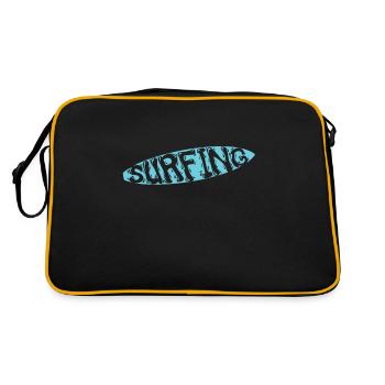 Surf Surf Planche de surf Sports nautiques Surf - Sac Retro - noir/or - Dos
