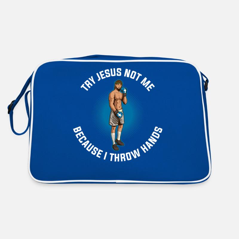 Try Jesus Not Me Jesus Gift Retro Bag
