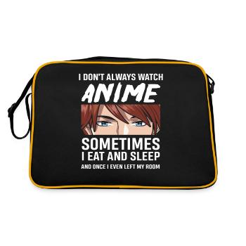Anime - Sac Retro - noir/or - Dos