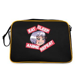 Manger Sleep Anime - Sac Retro - noir/or - Dos