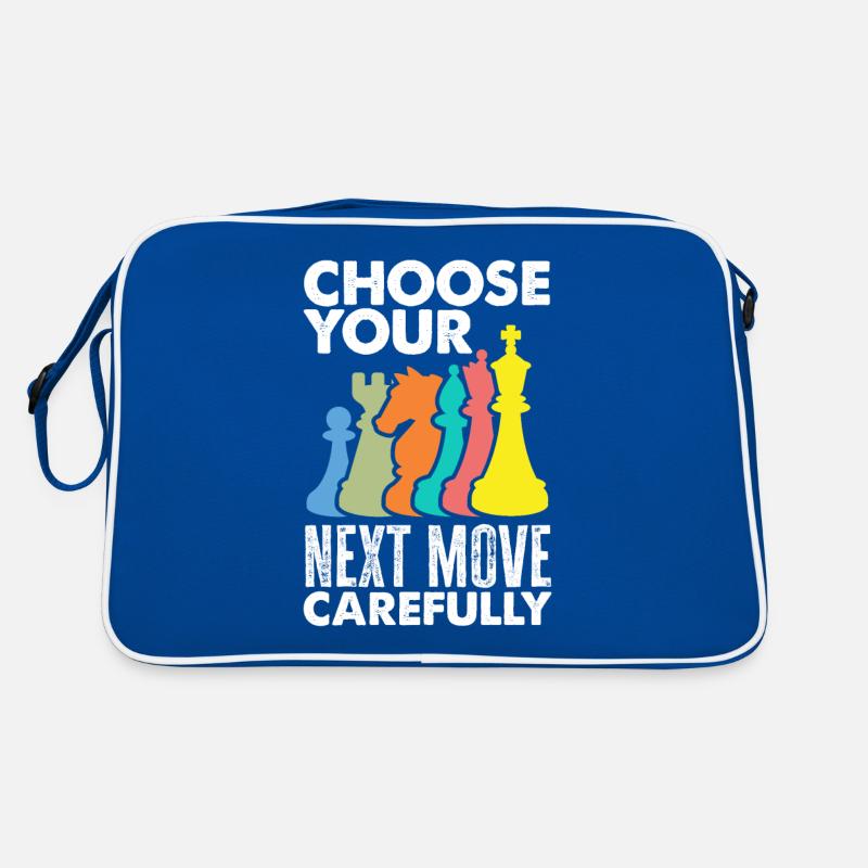 Funny Chess Player Chess Player Gift Retro Bag