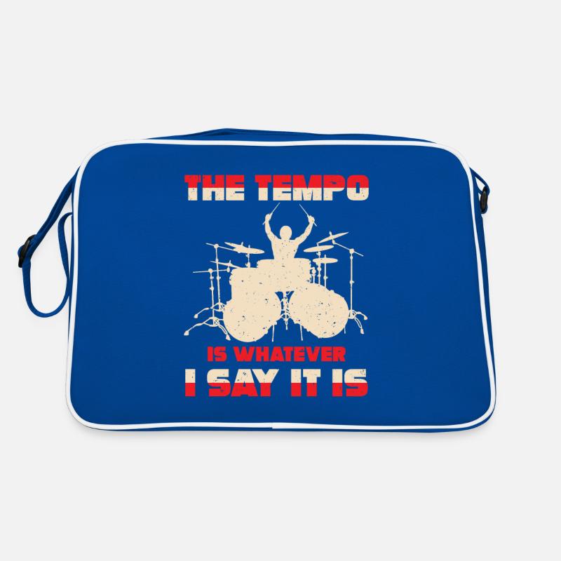 Drummer Gift Drummer Saying Drums Retro Bag