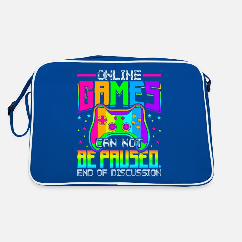 Online games cannot be paused Gaming Retro Bag