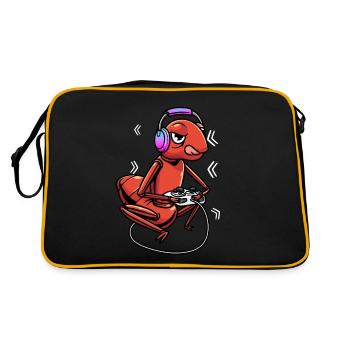 Fire Ant Video Games Gaming Gamer - Retro Bag - black/gold - Back