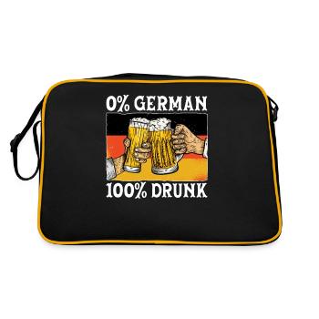 0% German 100% Loves Beer Volksfest - Retro Bag - black/gold - Back
