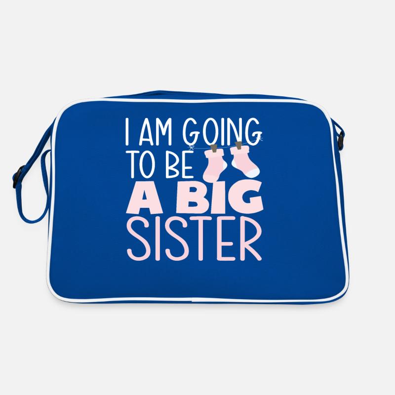I'm going to be a big sister Retro Bag