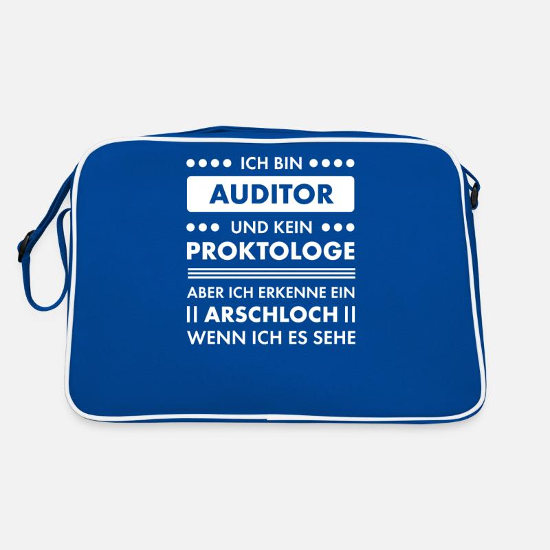 Auditor I Audit Motiv für internen oder externen Retro Tasche