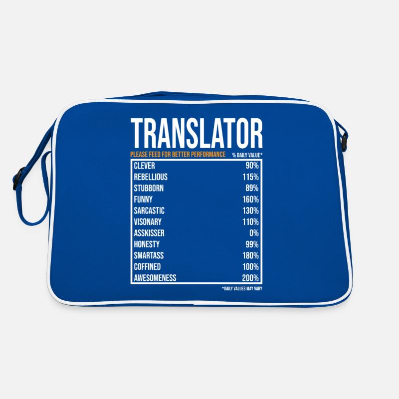 Translator daily values Retro Bag