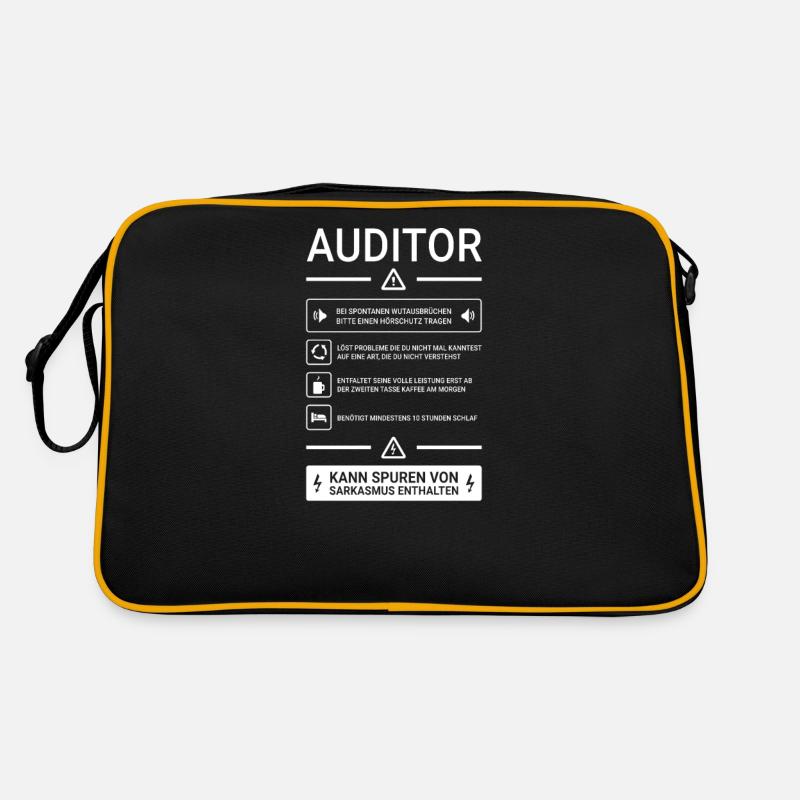 Auditor I Audit Motiv für internen oder externen Retro Tasche