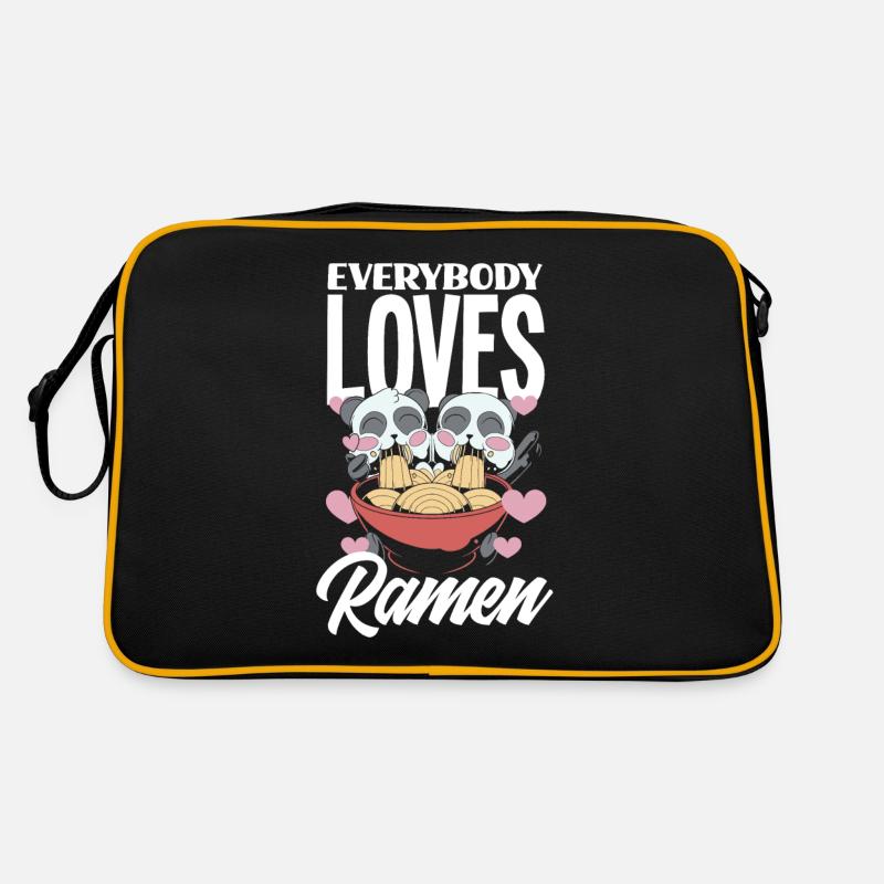 Jeder Liebt Ramen Lustiges Ramen Retro Tasche