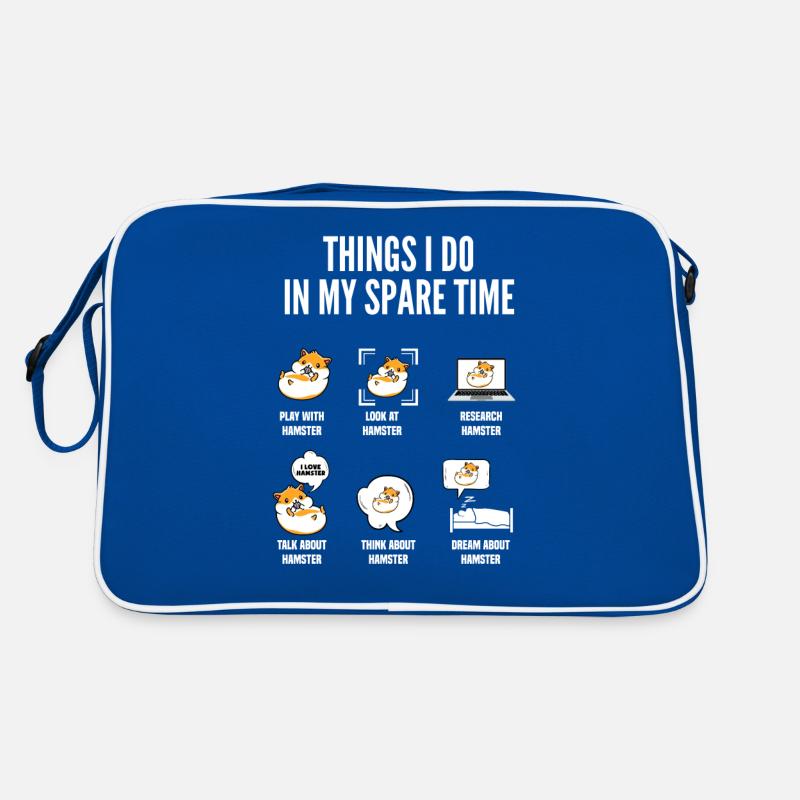 Funny Hamster Gift Retro Bag