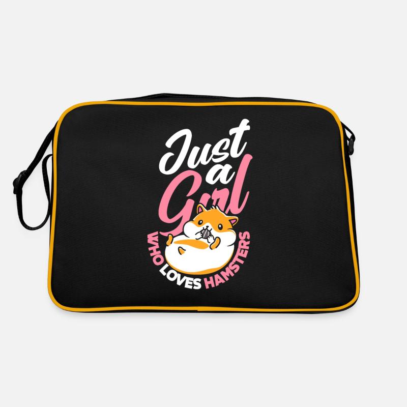 Funny Hamster Gift Retro Bag