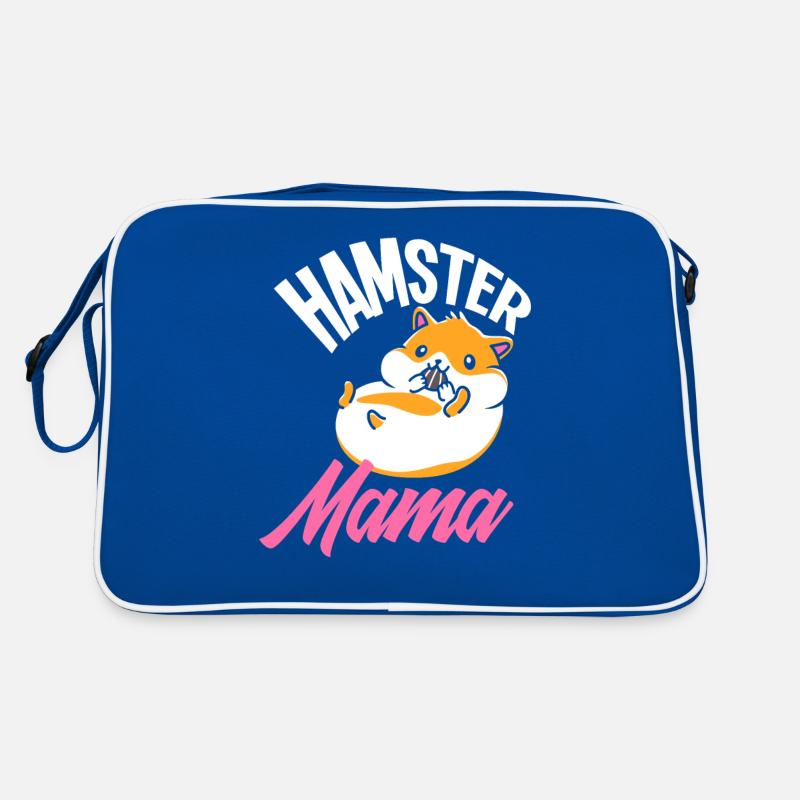 Hamster Mama Funny Hamster Gift Retro Bag